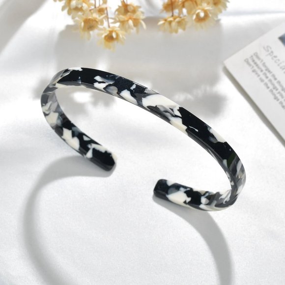 Multi-Color Thin Tortoise Shell Bracelets - Picture 4 of 5